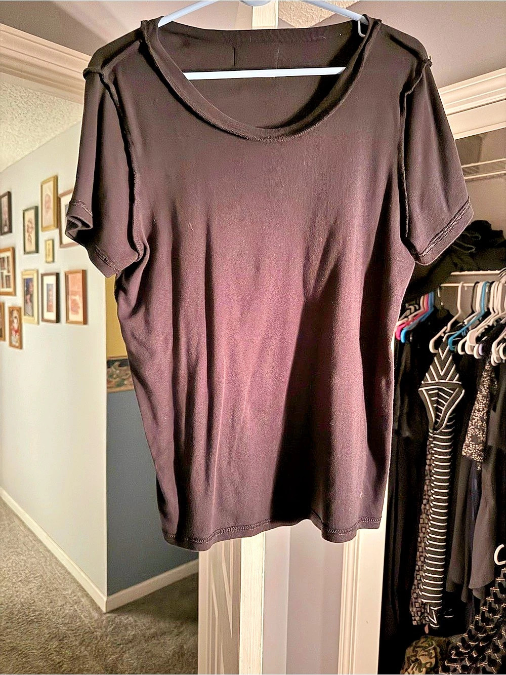 Nordstrom Rack Short Sleeve Tee in Black Size 1X Like New